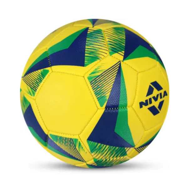 NIVIA AIR STRIKE Football - Size: 5 (Standard, Pack of 1, Yellow)