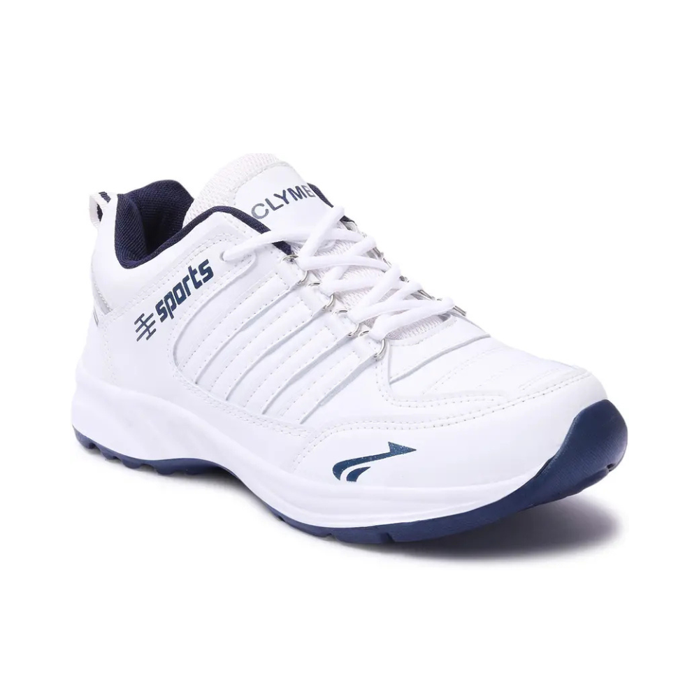 cosko Lace up walking outdoor waterproof running Running Shoes For Men (White , 9)