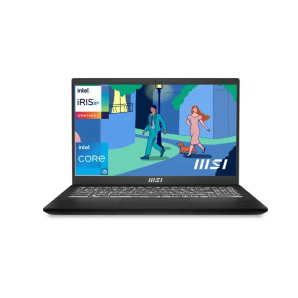 MSI Modern 14 Intel Core i5 12th Gen 1235U - (8 GB/512 GB SSD/Windows 11 Home) Modern 14 C12M-440IN / Modern 14 C12MO-1021IN Thin and Light Laptop (14 Inch, Urban Silver, 1.4 Kg)