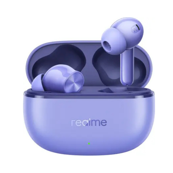 realme Buds T200 Lite with 12.4mm Driver, 48hrs Playback, AI ENC & Dual-Device Pairing Bluetooth (Aurora Purple, True Wireless)