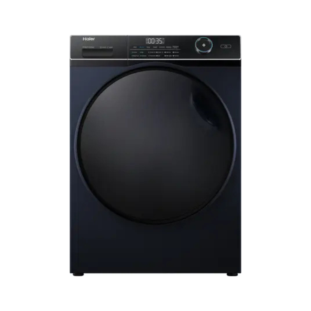 Haier 7 kg Fully Automatic Front Load Washing Machine with In-built Heater Black, Blue (HW70-IM12929BK)