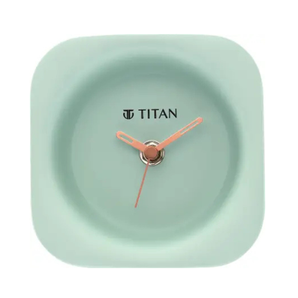 Titan Analog Sea Green Clock