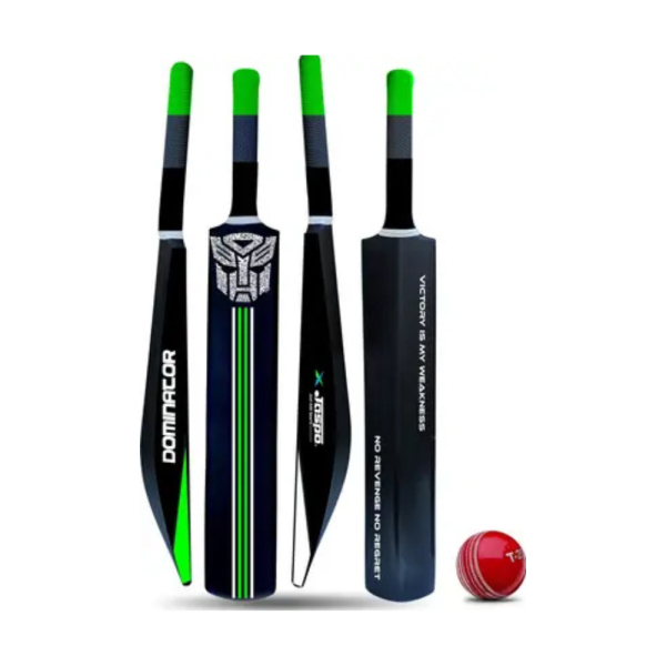 Jaspo Dominator Senior Plastic Cricket Bat with Soft Ball Cricket Kit